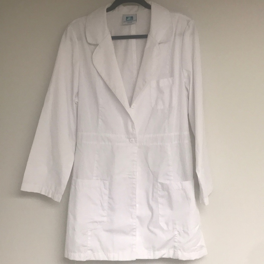 Adar White 3/4 Length Medical Lab Jacket Size 2XL‎ New